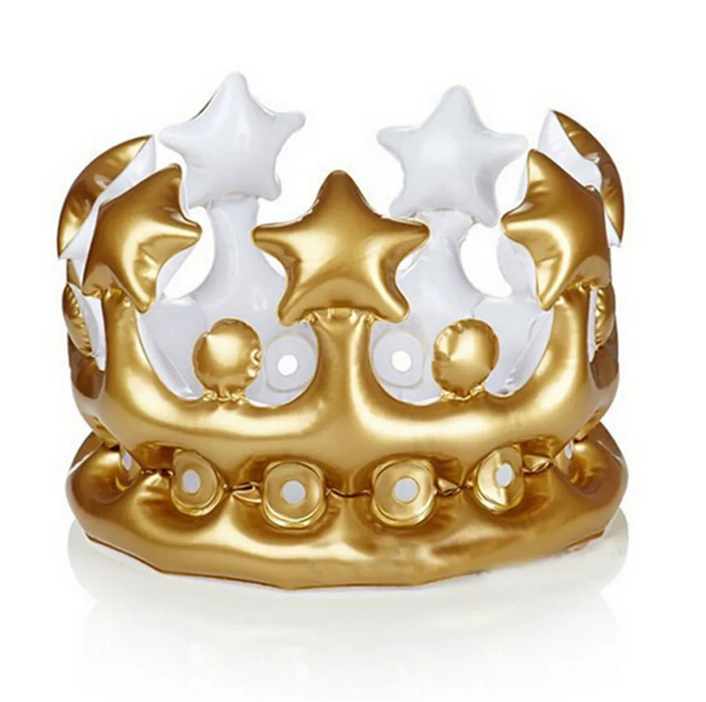 

Kawaii Kids Inflatable Birthday Cosplay Birthday Party Stage Hats Crown Tools Birthday Party Supplies Kids Gifts Hot sale