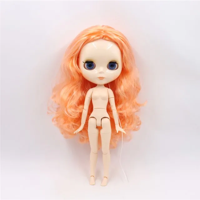 ICY factory шарнирная кукла blyth toy joint body белая кожа блестящее лицо 30 см 1/6 распродажа специальное предложение - Цвет: only nude doll