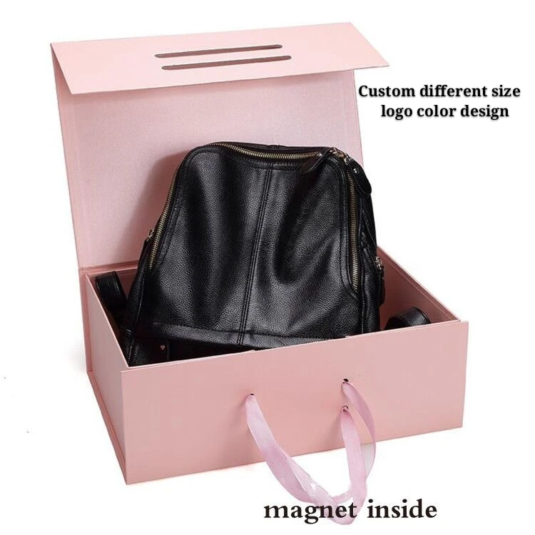 Бумажная коробка на заказ подарочная упаковочная с логотипом роскошная одежда