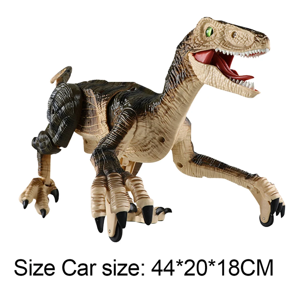 2 4G Φ Raptor Jurassic Remote Control динозавр RC электрическая прогулочная игрушка дракон для