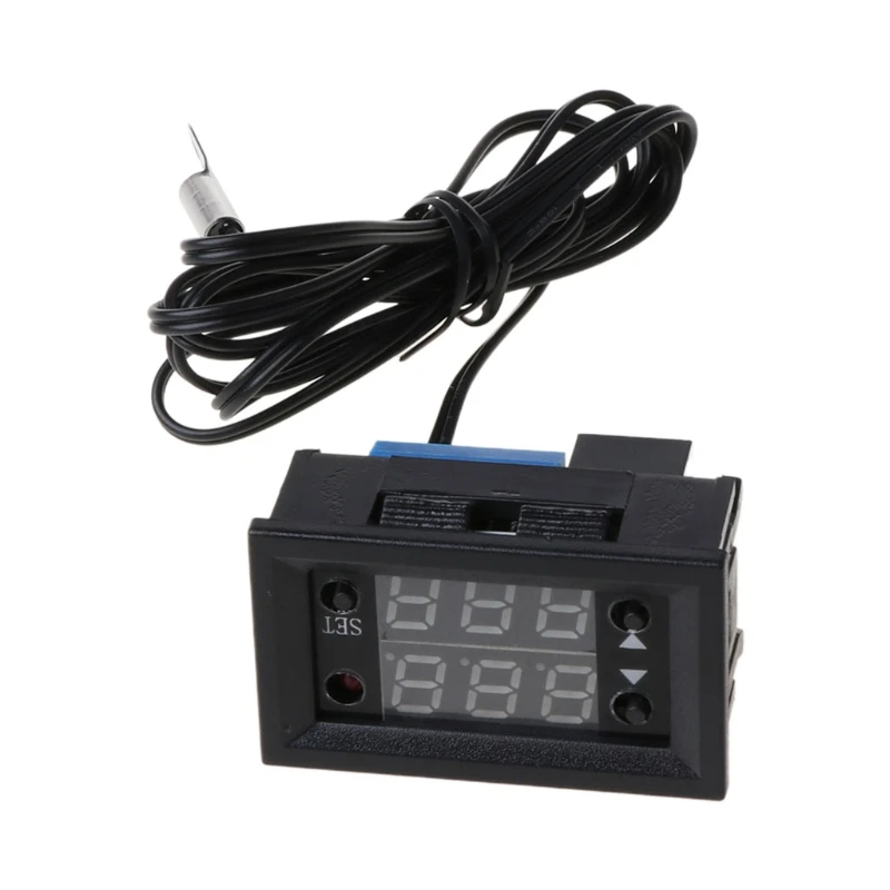 

W2810 DC12V 20A цифровой термостат терморегулятор Красный дисплей с зондом