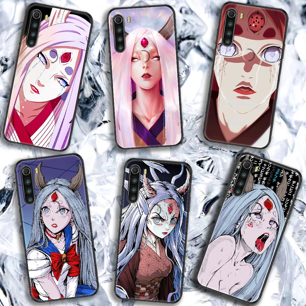 Чехол для телефона Ahegao INS ootuuki-Kaguya Xiaomi Redmi Note 7 8 9 10 7A 8T 9A 9T 9S 10S Pro чехол с черным