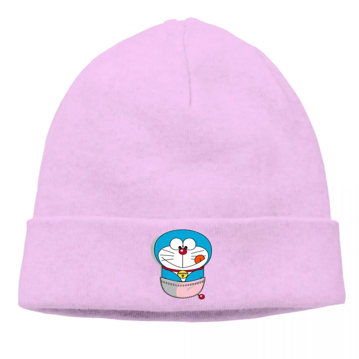 

Теплая вязаная зимняя шапка Doraemon с котом из мультфильма манга, Лыжная шапка