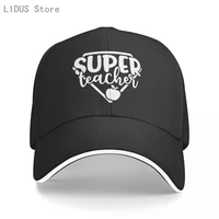 super teacher print women baseball cap hipster funny trucker cap fashion casual teacher hip hop snapback hat gorras
