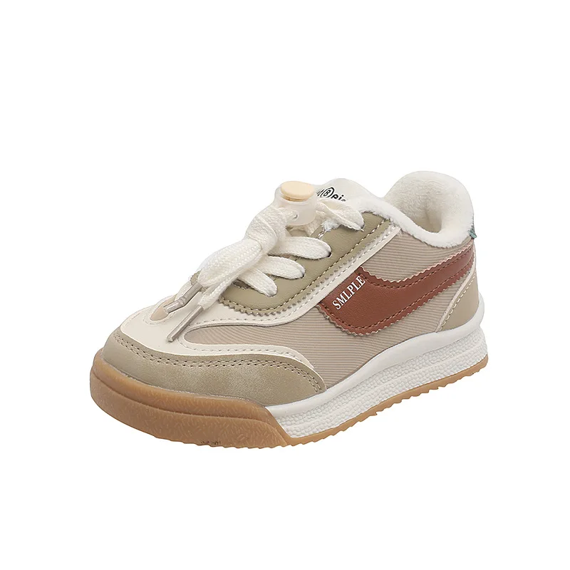

Winter Korean Version of The Big Boys Girls Plus Velvet Sports Daddy Shoes Thick-soled Student Shoes Unisex Sneakers Kids Shoes