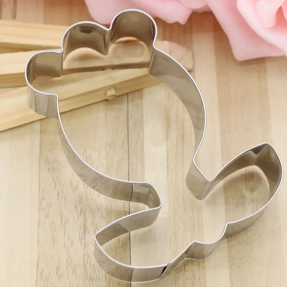 Формы для печенья из нержавеющей стали в форме цветка тюльпана форма выпечки