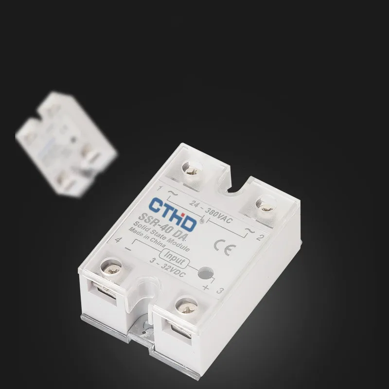 SSR -10DA/25DA/ 40DA DC control AC white shell Single phase Solid state relay without plastic cover | Обустройство дома