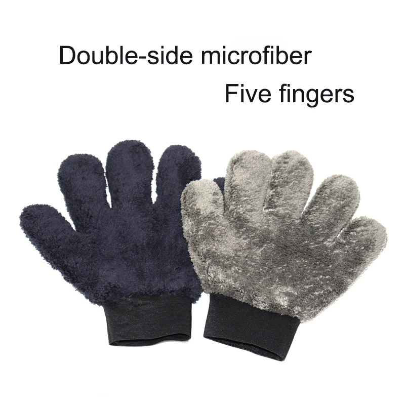 Новинка 2021 1 шт. перчатка в форме лапы из микрофибры двухсторонняя плотная ткань с