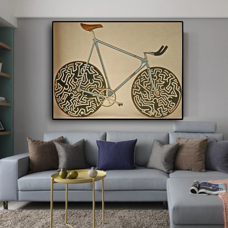 Плакат известного бренда Cinelli Bike картина абстрактное искусство классические картины на холсте настенные картины для гостиной Куадрос стены искусства