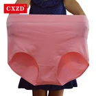 CXZD новые модные женские трусы растяжения размера плюс 4XL с высокой талией, женское нижнее белье, сексуальные ультратонкие бесшовные трусы