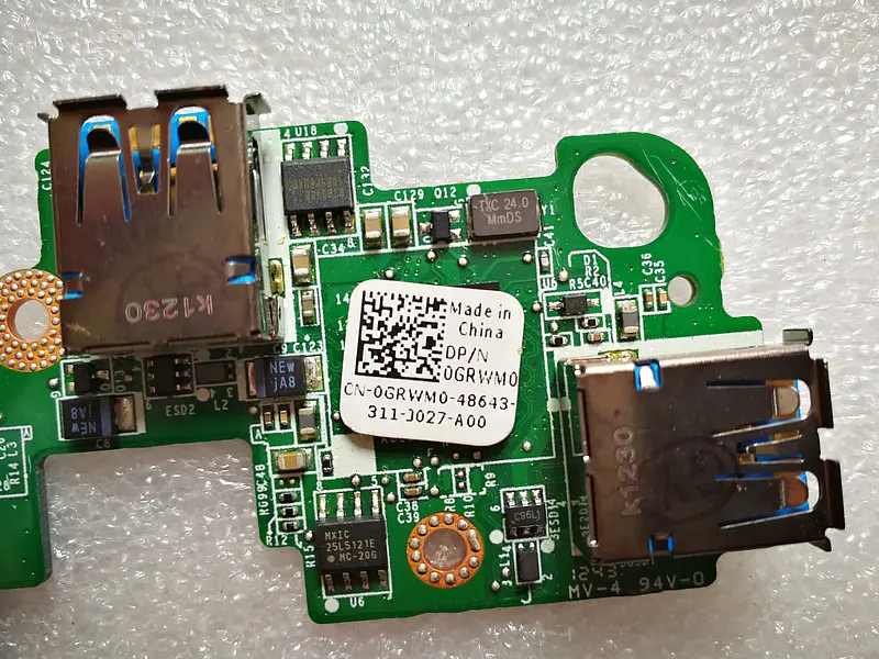 Оригинал для DELL XPS 15 L501X L502X usb плата DAGM6CTB8D1 CN-0GRWM0 0GRWM0 GRWM0 DEPC1104001 | Компьютеры и офис