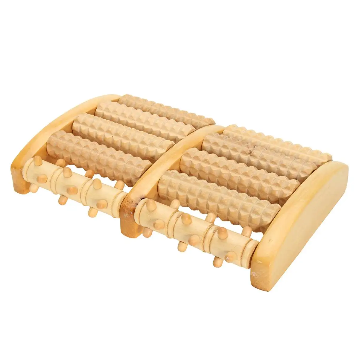 

Двойной-массажер для ног-Деревянный-валик-ножка-акупрессур-глубокая ткань-акупрессур-ножная пятка-массажер-ролик-Расслабление-снятие стре...