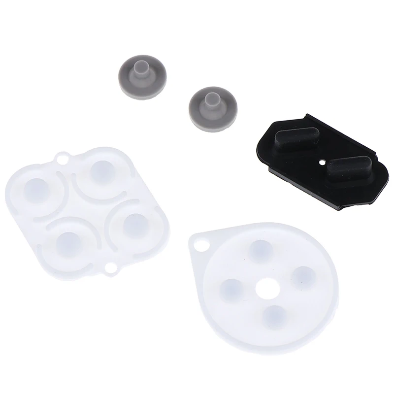 5pcs/set Controller Gamepad Conductive Rubber Pads Button Pad Keypads Replacement For SNES | Электроника