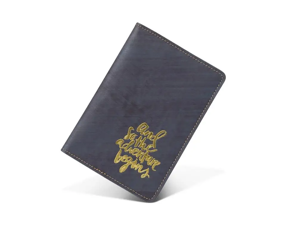 

Men's Wallet Passport Cover Genuine Leather Passport Holder Travel Wallet Credit Porte Carte Business Male Card Holder