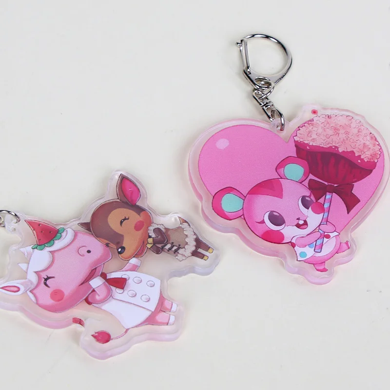 6 см брелок для ключей в виде животных фигурка популярная игра игрушки цвета K.