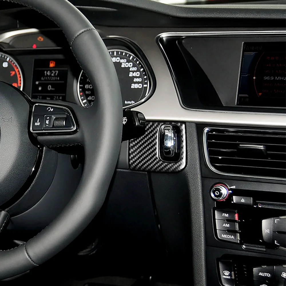 Декоративная наклейка с отверстием для ключей Audi A4 B8 2008 2015 A5 8T S5 автомобильная