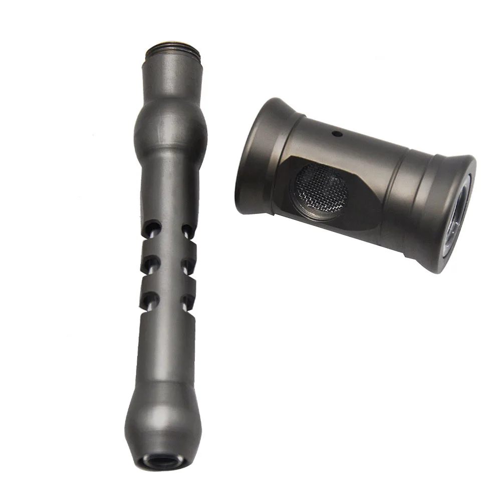 Металлическая дымовая труба трубы самолета Алюминий с Стекло ручка