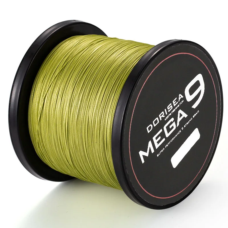DORISEA 9 нитей 500 м 545 ярдов 15LB 310LB плетеная рыболовная леска из японского материала
