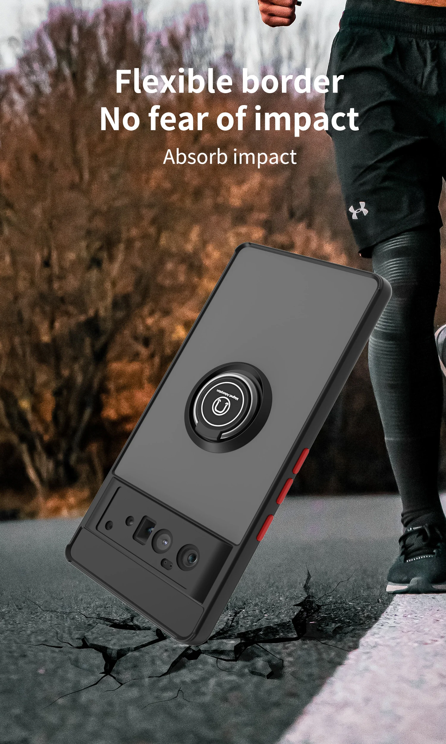 Модный противоударный прочный защитный чехол для телефона Google Pixel 6 Pro