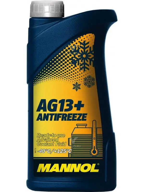 Mannol Антифриз Advanced AG13+ Готовый раствор охлаждающей жидкости (Long-life) желтый 1 л. |