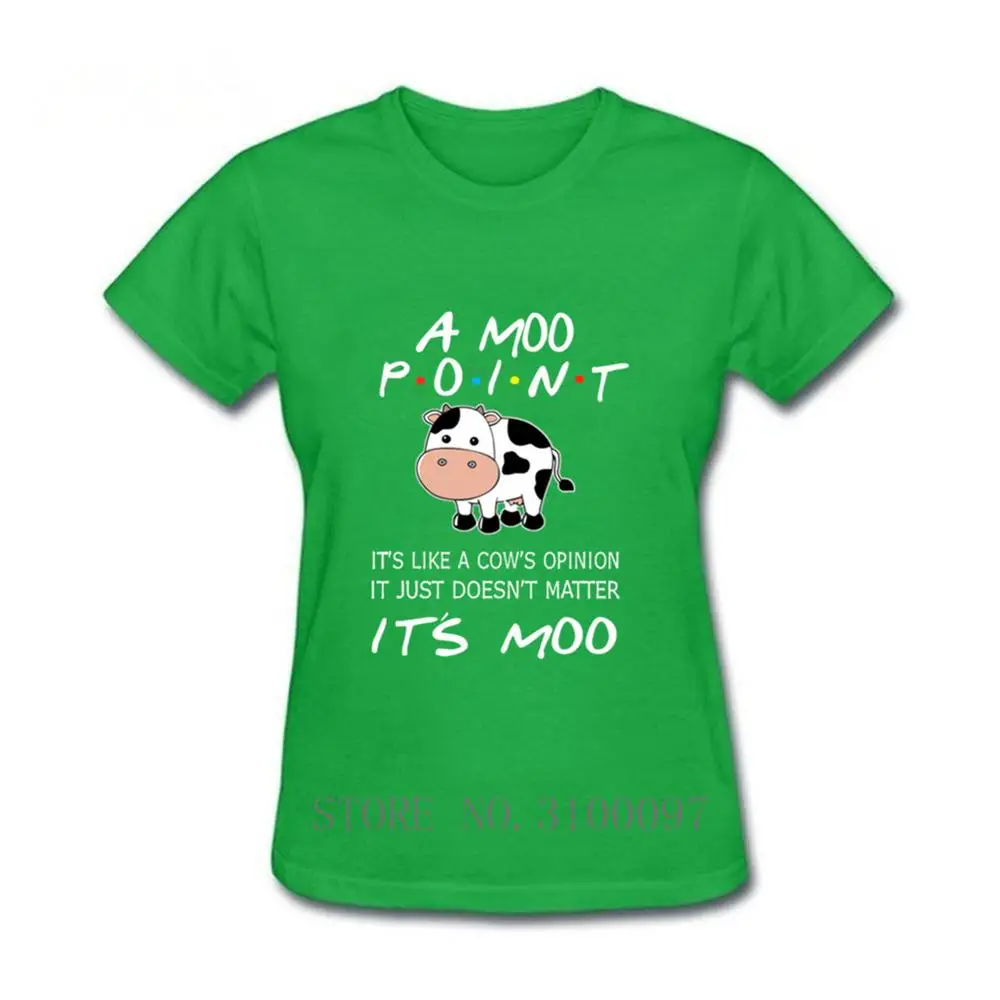 

A moo point it's moo - Friends Womens t shirt Vegan Harajuku Cute T Shirts 90s Graphic Tshirts Kawaii Top Tees Female t-shirt