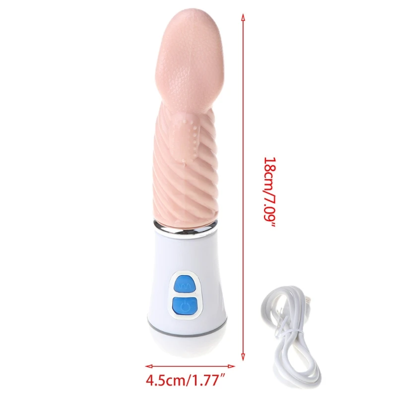 Супер мягкий вибратор для языка лижущая игрушка Стимулятор клитора точки