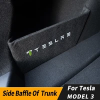 model3 trunk boot baffle for tesla model 3 accessories 2020 trunk partition parts car tail box storage baffle model three