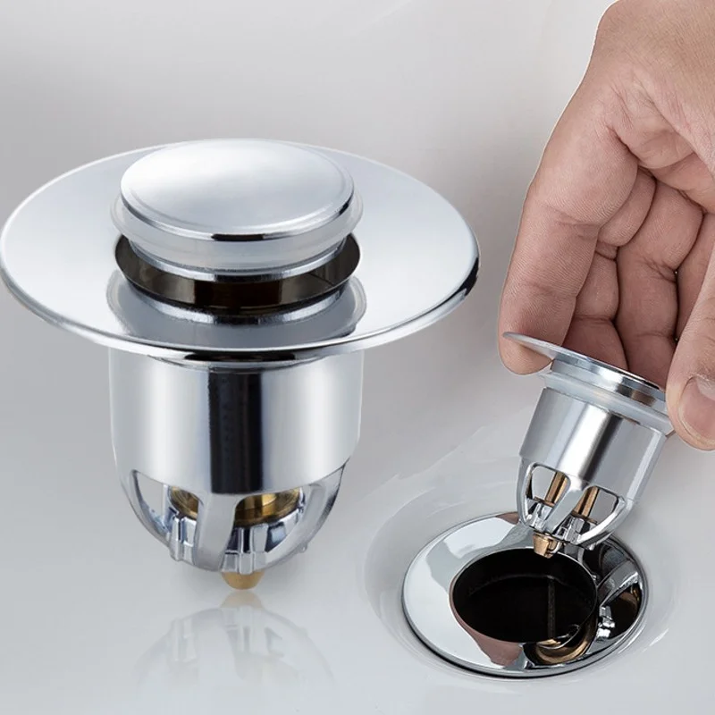 Универсальный медный выдвижной фильтр для слива раковины уловитель волос