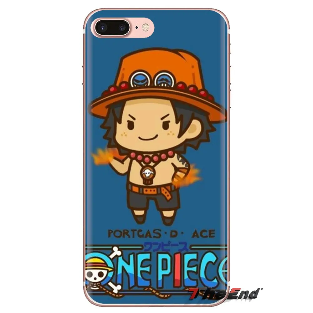 Soft Transparent Cases Covers One Piece luffy ace skull For Samsung Galaxy A3 A5 A7 A9 A8 Star A6 Plus 2018 2015 2016 2017 |