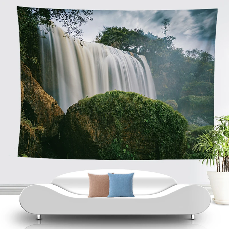 Гобелен с лесными углами богемный натуральный ковер Настенный Ковер палочка tapijt