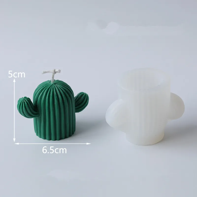 

Cute Cactus Candle Mold Silicone Mold Aromatherapy Plaster Mold Handmade Crafts Mold Diy Gifts Home Decoration