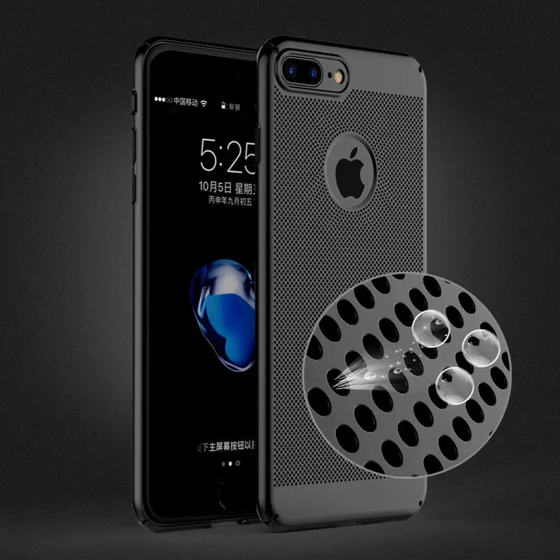 Роскошные Чехлы с рассеиванием тепла Жесткий Чехол из поликарбоната для IPhone X XR XS