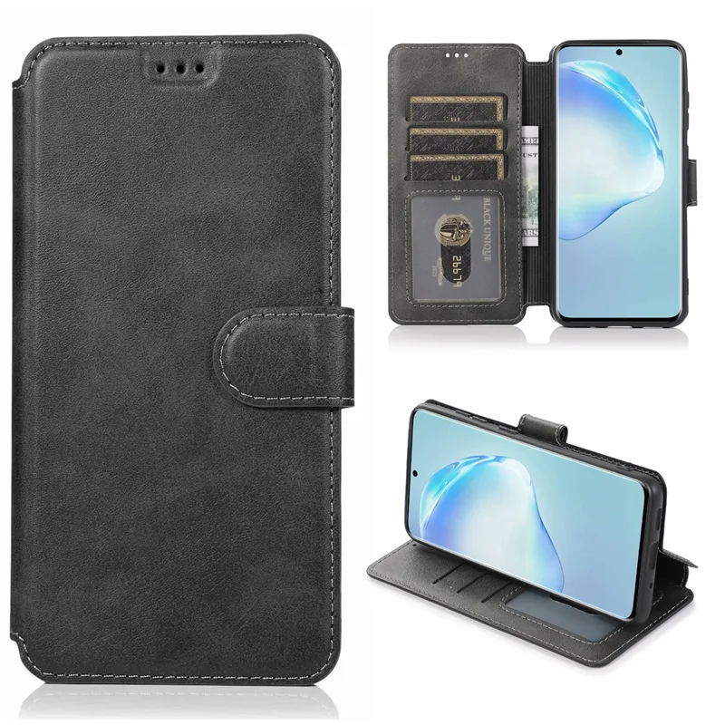 Раскладной кожаный чехол с несколькими отделениями для карт Samsung Galaxy S20 + Ultra Note 10