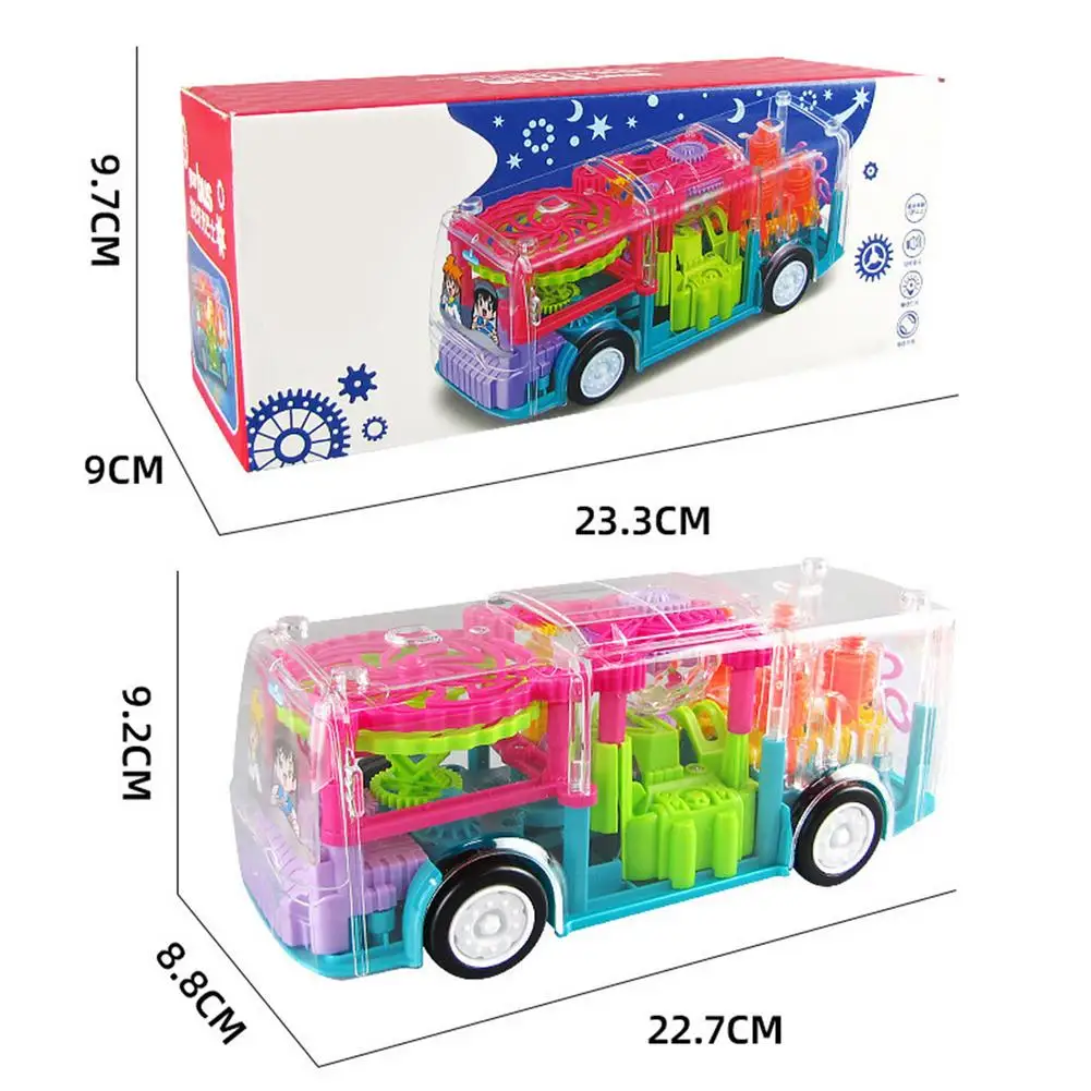 Прозрачная Шестерня s Bus Gear игрушки координация рук и глаз развивающая