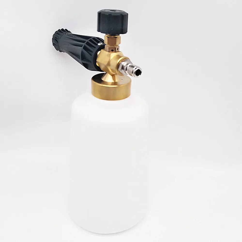 

LaLeyenda 2000ML G1/4" Quick Fitting Pressure Washer Snow Lance Foam Cannon Spray Jet Foamer Nozzles Gun Foamer Car Cleaning 2L