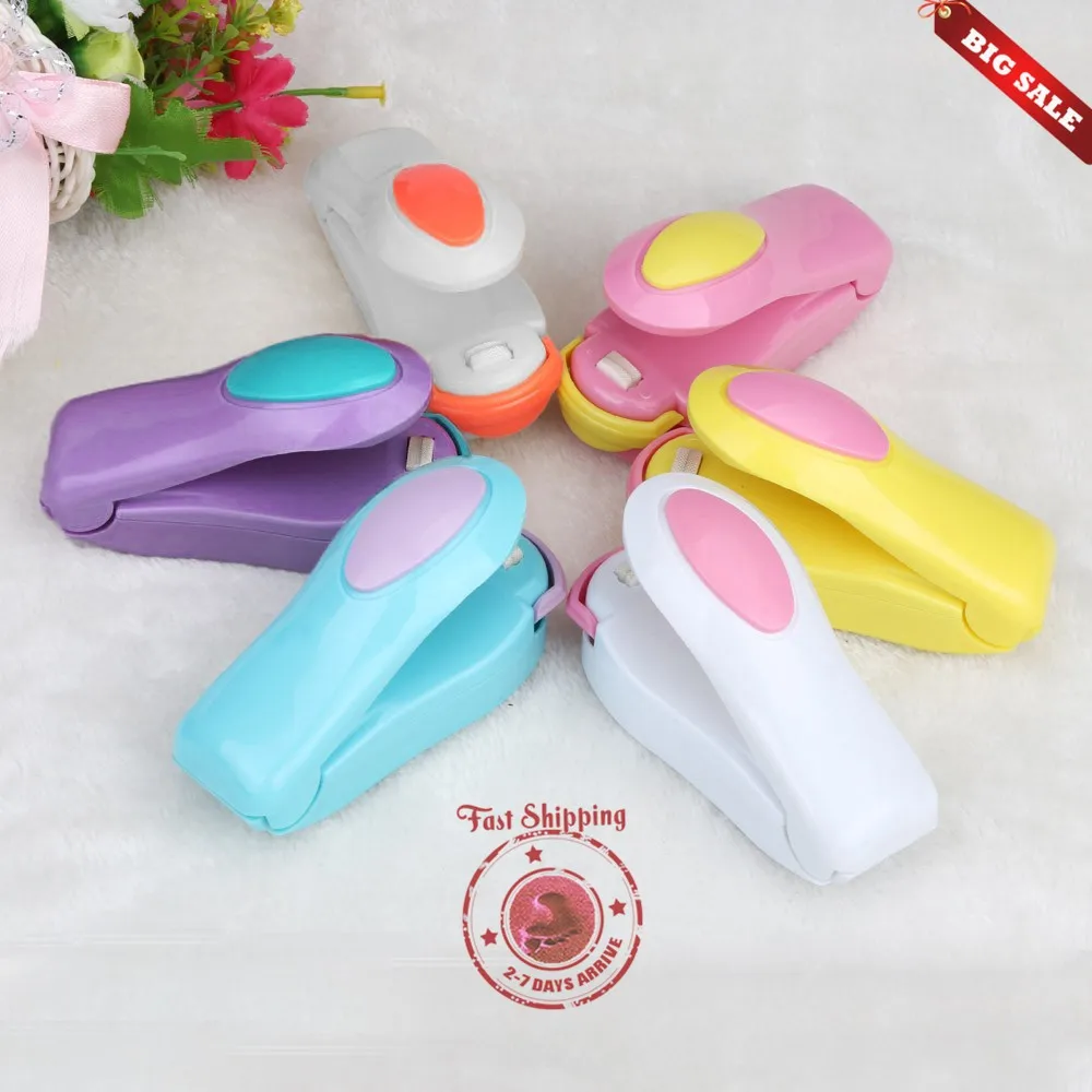 

New Portable Mini Sealing Household Machine Heat Sealer Capper Food Saver For Plastic Bags Package Storage Supplies