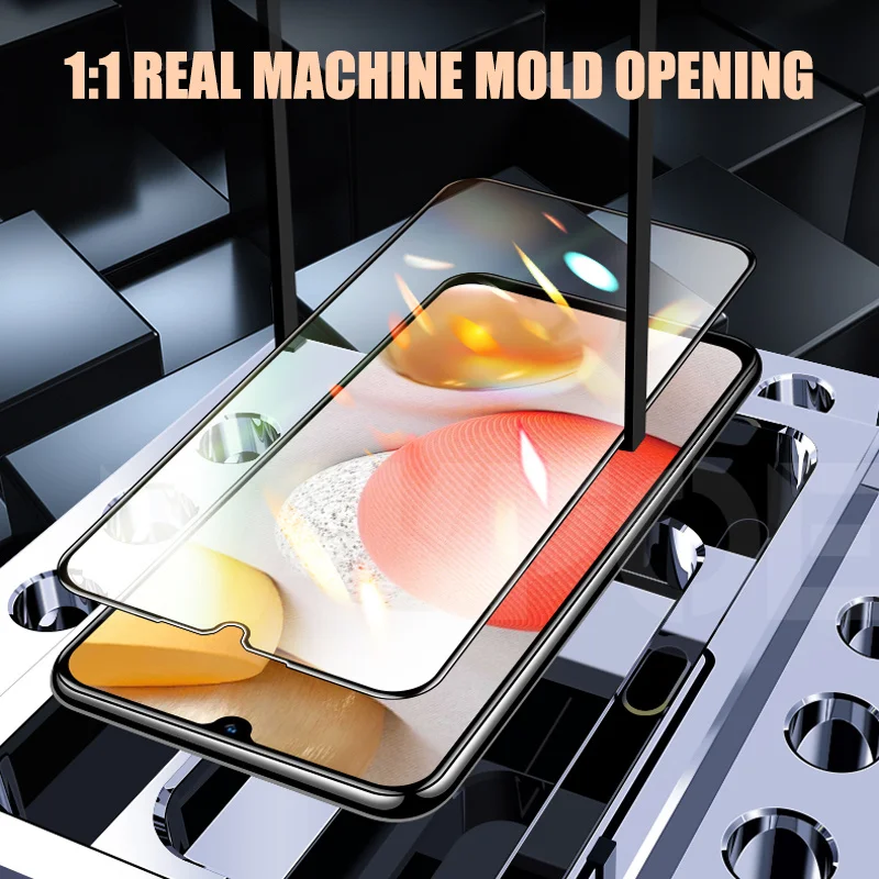 

9D Protective Glass On For Samsung Galaxy A02 A12 A32 A42 A52 A72 F41 F62 M02 M12 Tempered Glass Samsung A01 A51 A71 Screen Film