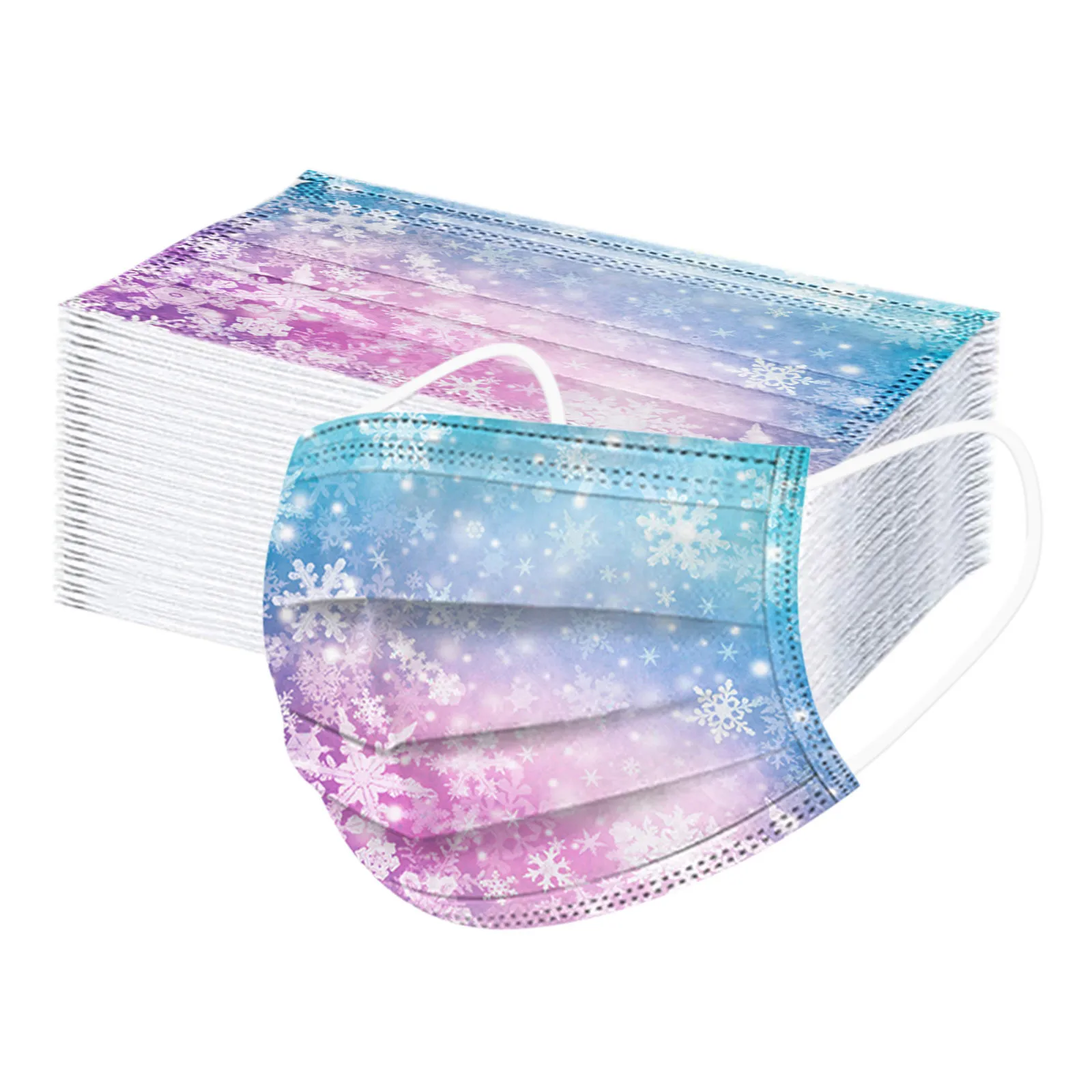 Маска одноразовая хлопковая для взрослых и женщин 3 слоя|Женские маски| |