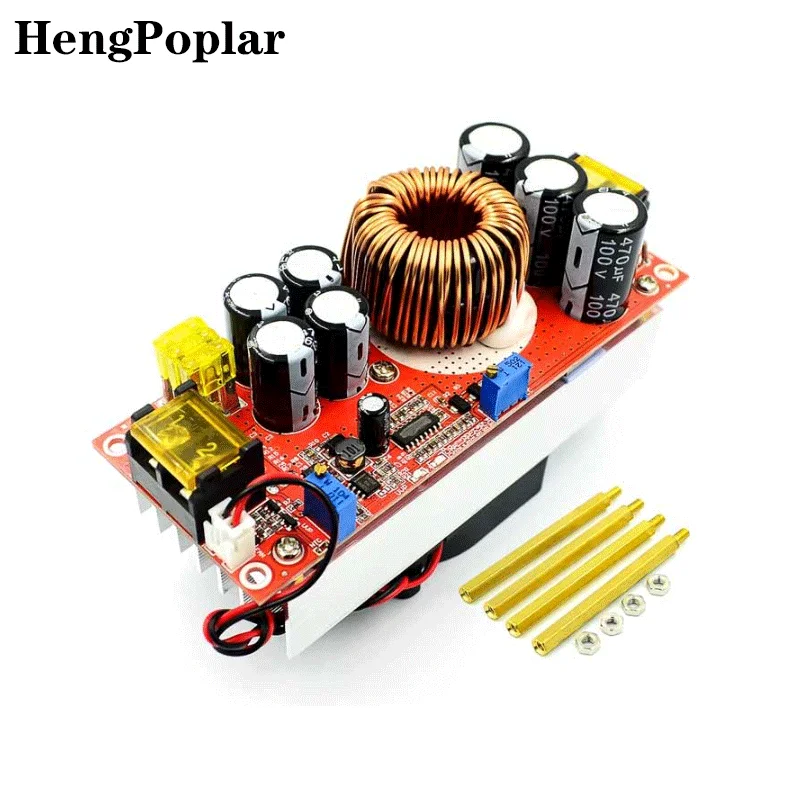 

DC-DC 1500W 30A Voltage Step Up Converter Boost CC CV Power Supply Module Step Up Constant Current Module DC-DC 10-60V to 12-97V