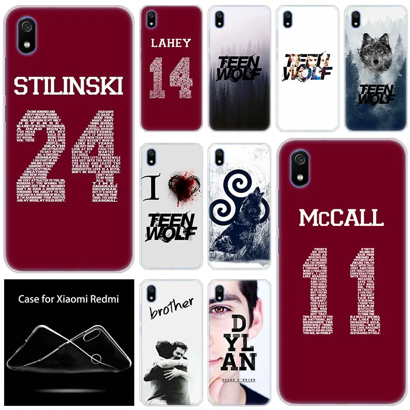 Роскошный мягкий силиконовый чехол Teen Wolf Tv Show для Xiaomi Redmi 7 7A GO S2 4X 5 5Plus 6 6A K20 Note 4 5A 8