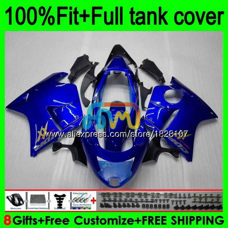 

Injection For HONDA CBR1100XX Blackbird CBR1100 XX Factory blue 96 97 98 99 00 01 138BS.4 CBR 1100XX 02 03 04 05 06 07 Fairing