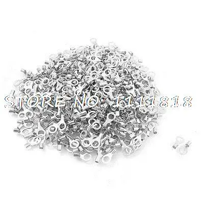 

RNB2-5S Ring Type Non-Insulated Spade Cable Terminals 1000pcs for AWG 16-14