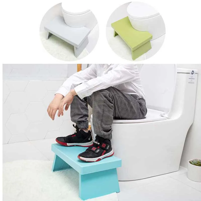 

Wide surface storage toilet stool footstool foot step stool squatting foot step stool pregnant women children auxiliary stool