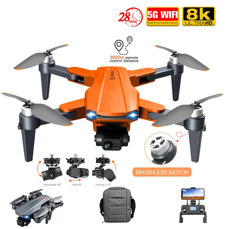 

RG106 Gps Drone 4k Profesional 8K HD Camera 3 Axis Gimbal Anti-Shake Photography Brushless Foldable Quadcopter RC Distance 1500M