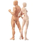 Фигурка аниме для художников, экшн-модель, манекен человека, мужской и женский набор, художественные экшн-фигурки для рисования скетчей, 1 комплект