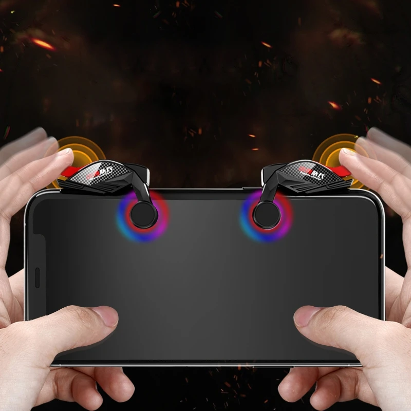 

Mobile Phone Gaming Shoulder Key L1R1 Aiming Triggers Fire Aim Buttons Mobile Controller with ALPS Micro Switch for FPS COD C5AE