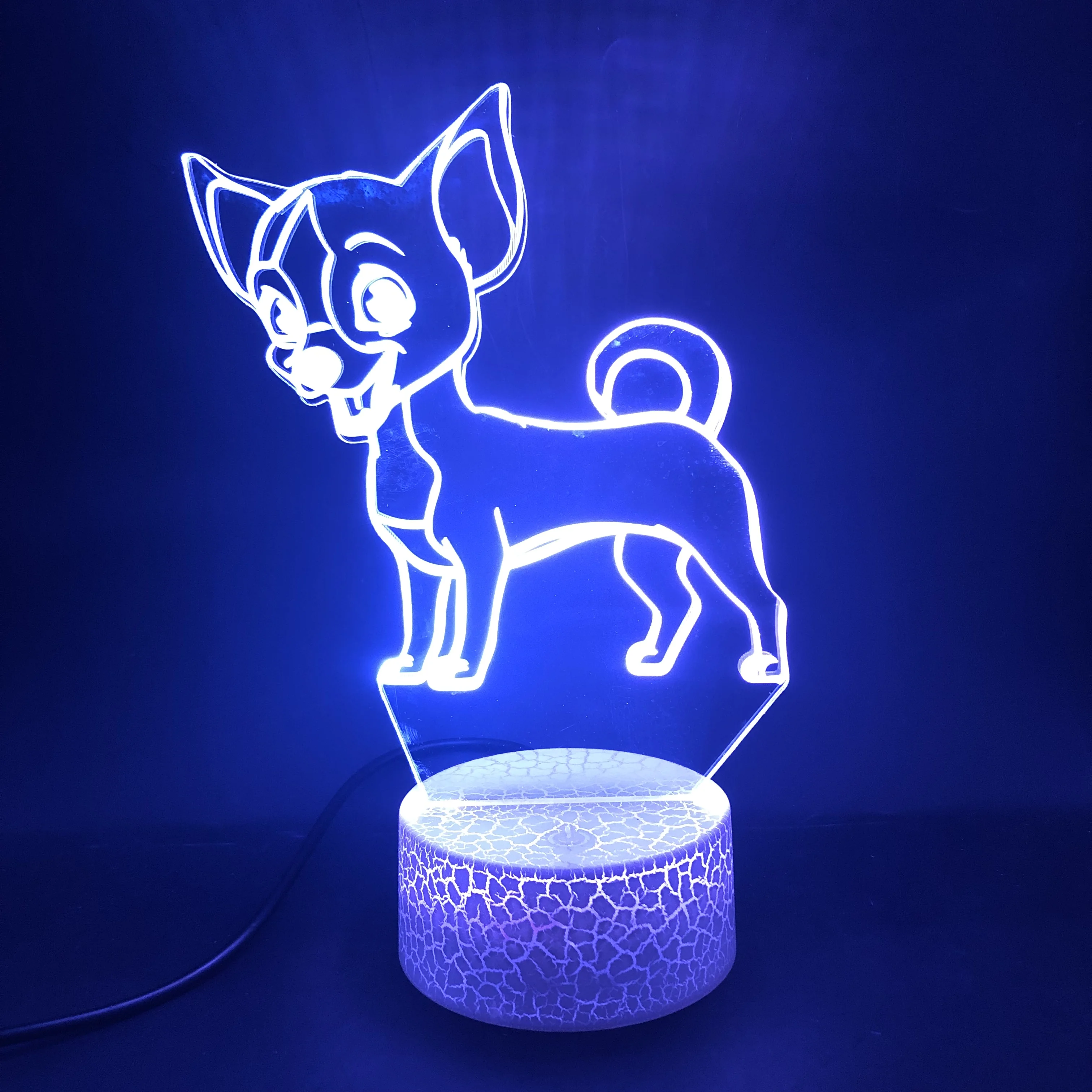 

Светодиодный ночсветильник с USB, акриловый 3D светильник, украшение для детской вечевечерние, спальни, настольная лампа для праздника, дня ро...