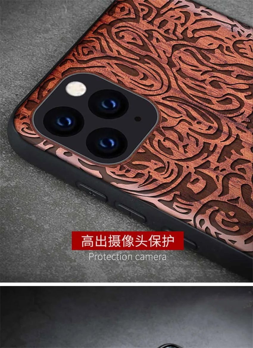 Чехол для телефона iPhone 11 iPhone11 Pro, чехол из ТПУ Boogic Wood для iPhone X XR XS Max 8 7 6 6s plus, аксессуары для телефонов