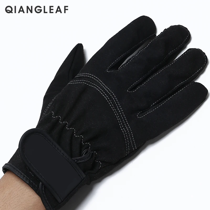 QIANGLEAF, брендовые рабочие перчатки, ультратонкие, микрофибра, оттоманские, защитные перчатки, велкрос, износостойкие, сшитые, защитные перчатки, 3770