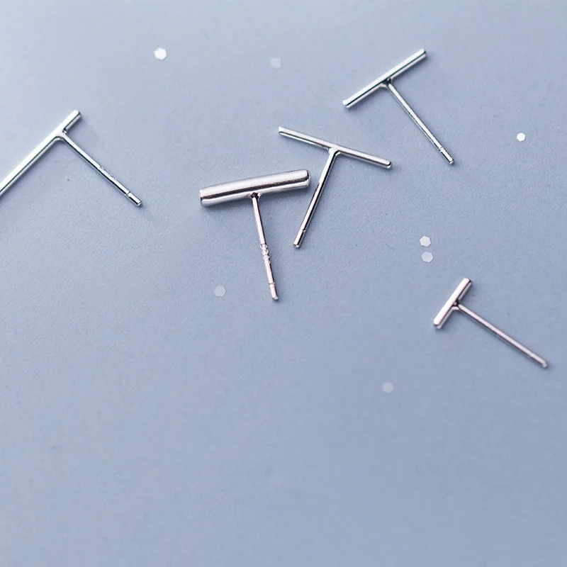 Женские и детские серьги гвоздики Trustdavis изящные однотонные из 100% настоящего